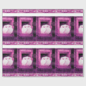 PAPIER CADEAU LES BLANCS À LA FENÊTRE (Plat)