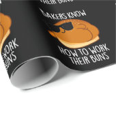 Papier Cadeau Les boulangers savent comment travailler leurs arm (Coin rond)