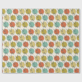 Papier Cadeau Les boules du Motif de laine (Plat)