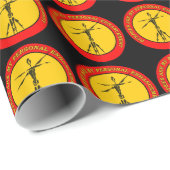 Papier Cadeau Les Burpees sont mon PED (Coin rond)