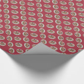 Papier Cadeau Les cadeaux et vêtements de Noël du Bengale (Coin)