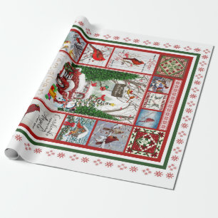 Papier Cadeau Les Cardinaux Apparaissent Quand Les Anges Sont Pr