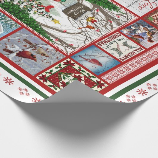 Papier Cadeau Les Cardinaux Apparaissent Quand Les Anges Sont Pr (Coin)