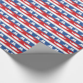 Papier Cadeau Les casquettes de danseurs du Texas, initialise et (Coin)