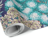 Papier Cadeau Les cerfs dans la forêt, William Morris (Coin rond)