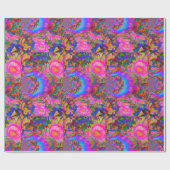 Papier Cadeau Les champs de tournesol éternrose (Plat)