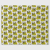 Papier Cadeau Les chatons d'olive (Plat)