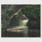 PAPIER CADEAU LES CHUTES D'EAU (Plat)
