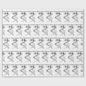 Papier Cadeau Les clés de l'ADN du gène de la musique (Plat)