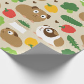 Papier Cadeau Les Cochons de Guinée et leurs crapets (Coin)