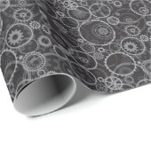 Papier Cadeau Les Cogwheels (Coin rond)