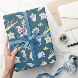 Papier Cadeau Les créatures de l'océan