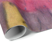 Papier Cadeau Les danseurs roses, avant le ballet par Edgar Dega (Coin rond)