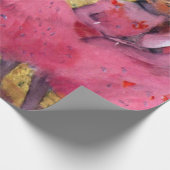 Papier Cadeau Les Danseuses roses, avant le ballet d'Edgar Degas (Coin)