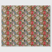 Papier Cadeau Les délices nostalgiques des vacances (Plat)