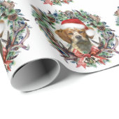 Papier Cadeau Les Espagnols de Bretagne, Noël (Coin rond)