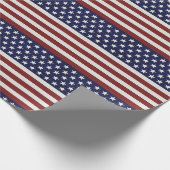 Papier Cadeau Les Etats-Unis drapeau américain coutume (Coin)