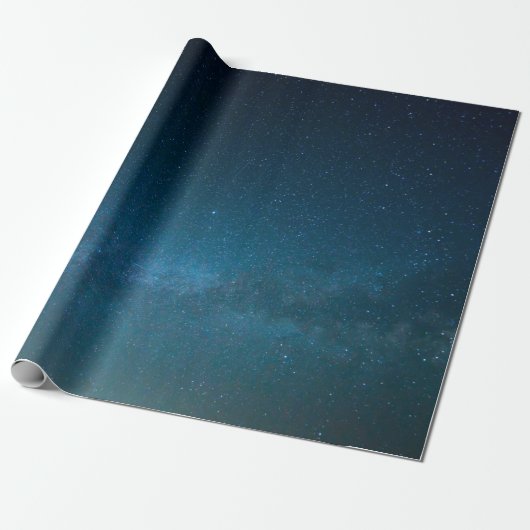 Papier Cadeau Les étoiles de nuit (Déroulé)