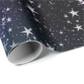Papier Cadeau Les étoiles et les étoiles du ciel (Coin rond)