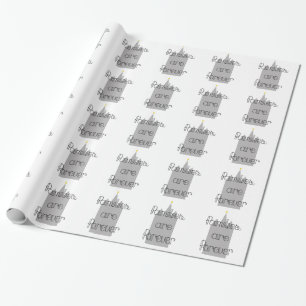 Papier Cadeau les familles sont éternelles temple mormon lds