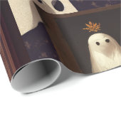 Papier Cadeau Les fantômes de Noël (Coin rond)