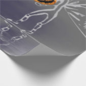 Papier Cadeau Les Fées citrouilles Se Amusent À Halloween (Coin)