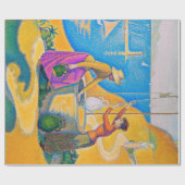 Papier Cadeau Les femmes dans le puits, Signac (Plat)