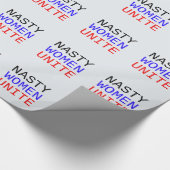 Papier Cadeau Les femmes méchantes unissent (Coin)