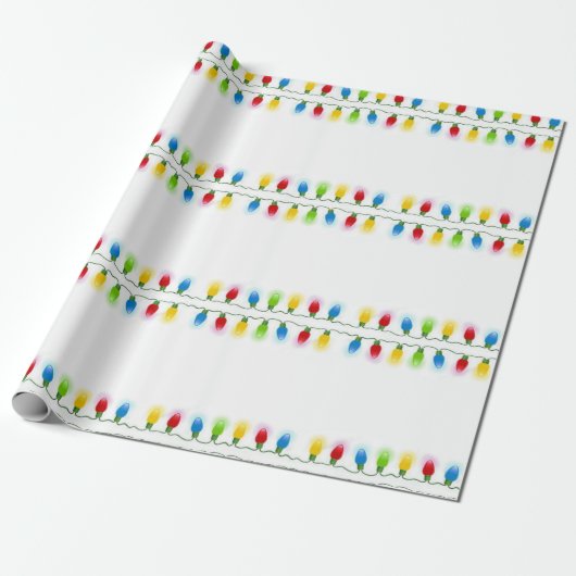 Papier Cadeau Les Feux de Noël (Déroulé)