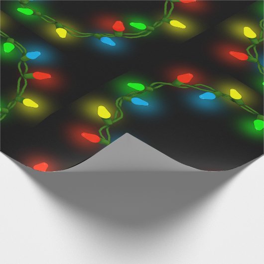 Papier Cadeau Les Feux de Noël (Coin)