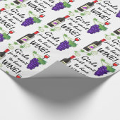 Papier Cadeau Les filles veulent juste avoir du vin ! (Coin)