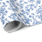 Papier Cadeau Les Fleurs Peuvent Nous Attirer (Coin rond)