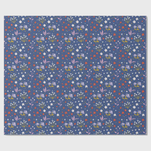 Papier Cadeau Les fleurs sont comme des amis