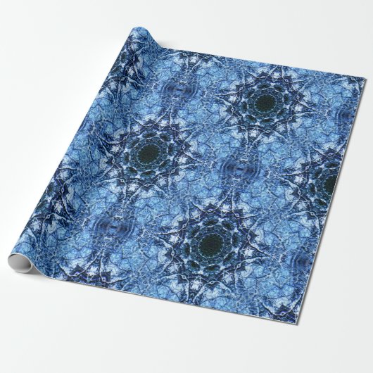 Papier Cadeau Les flocons de neige... (Déroulé)