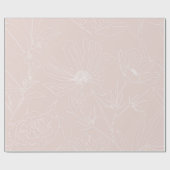 Papier Cadeau Les Flux Blancs Trendy (Plat)