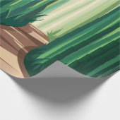 Papier Cadeau Les forêts de bambou (Coin)