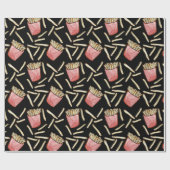 Papier Cadeau Les frites françaises sont géniales (Plat)