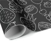 Papier Cadeau Les Fruits sautés | Fruit surface pattern 2 (Coin rond)
