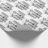 Papier Cadeau Les Gants De Café Et De Caoutchouc Infirmière Amus (Coin)