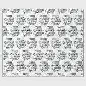 Papier Cadeau Les Gants De Café Et De Caoutchouc Infirmière Amus (Plat)