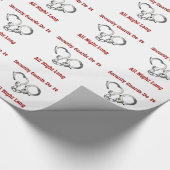 Papier Cadeau Les Gardes De Sécurité Le Font Toute La Nuit (Coin)