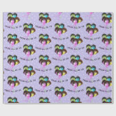 Papier Cadeau Les gens amusants Ballons d'anniversaire sur les p (Plat)