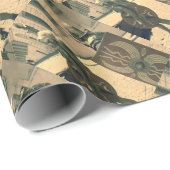 Papier Cadeau Les Gladiateurs romains (Coin rond)