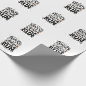 Papier Cadeau Les goules veulent juste s'amuser conception vecto (Coin)