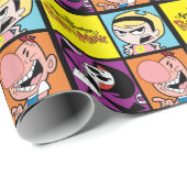 Papier Cadeau Les Grandes Aventures de Billy & Mandy Character A (Coin rond)