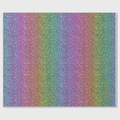 Papier Cadeau Les grandes parties scintillantes de Faux (Plat)