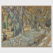 Papier Cadeau Les grands platanes (Menders à Saint-Rémy) (Plat)