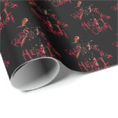 Papier Cadeau Les Griffes de la nuit | Prêt ou Non (Coin rond)