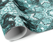 Papier Cadeau Les hippocampes.... (Coin rond)