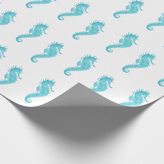 Papier Cadeau Les hippocampes (Coin)